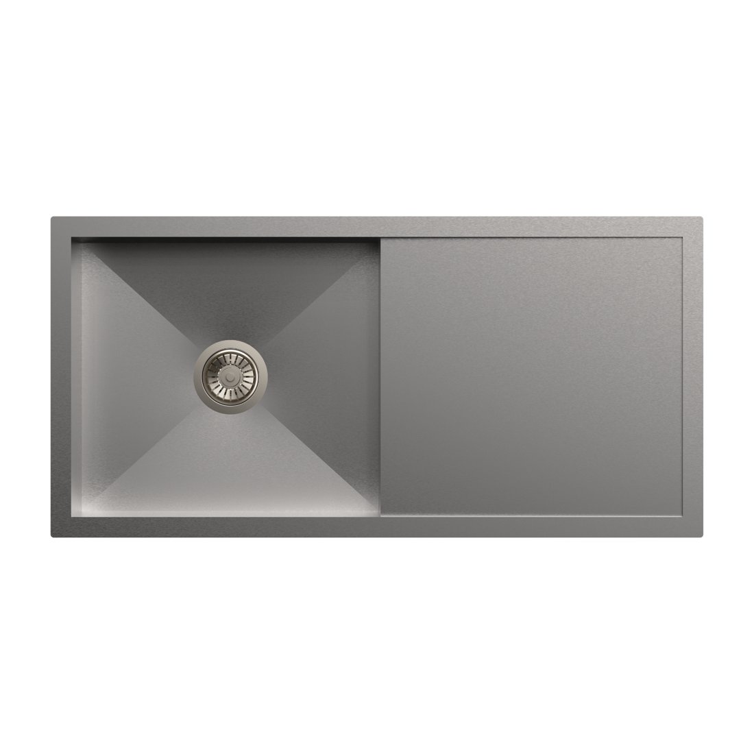 Carysil Quadro Single Bowl with Drainer 40x20x8