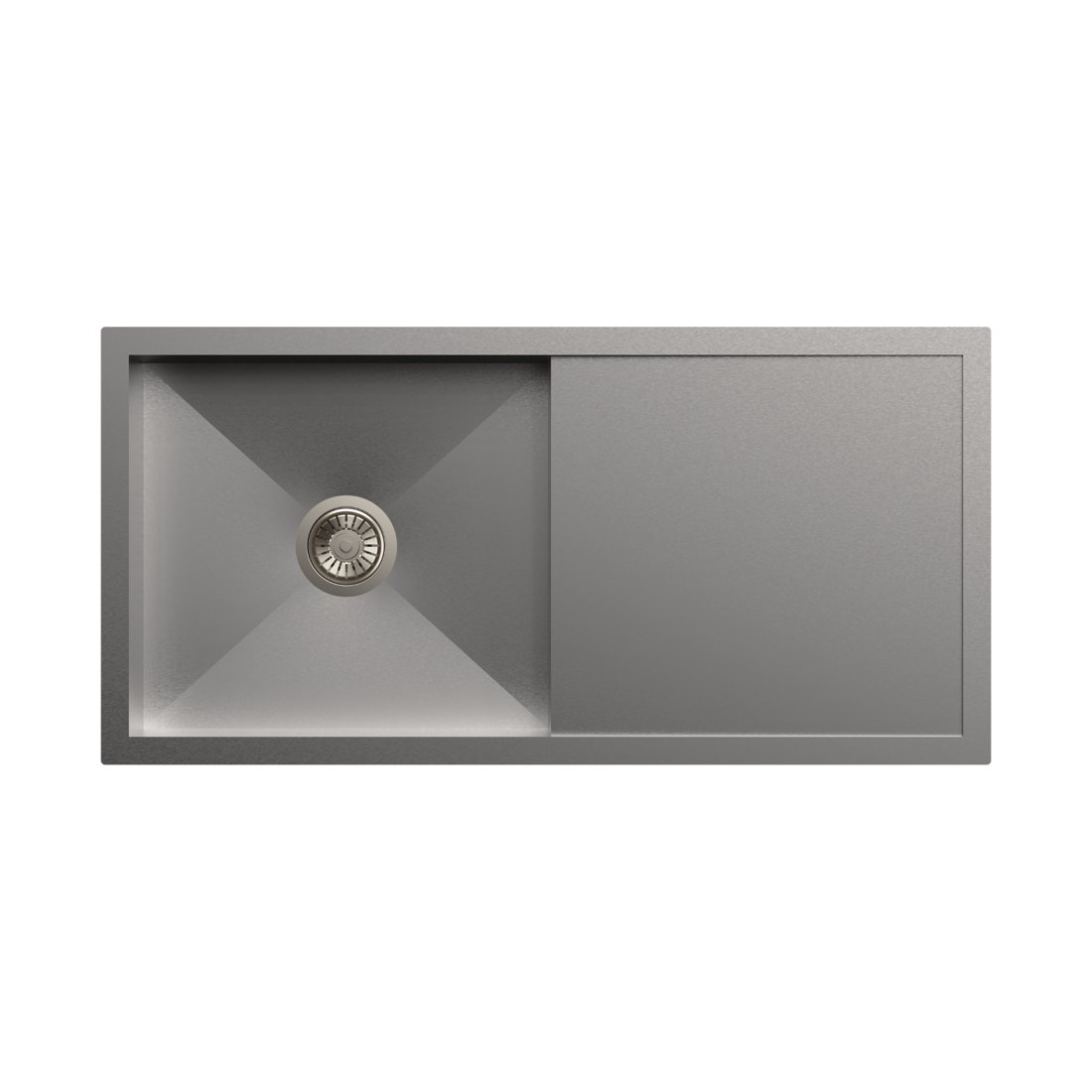 Carysil Quadro Single Bowl with Drainer 40x20x9