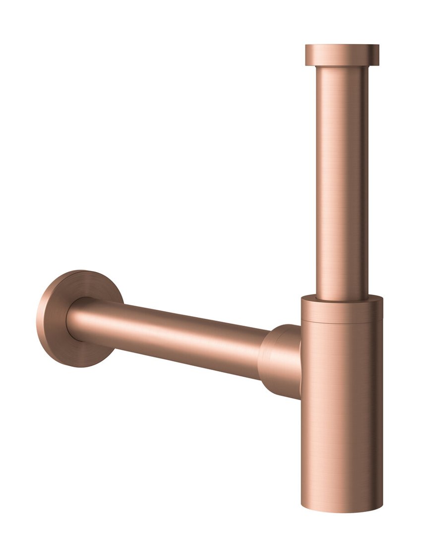 Iris Exposed kit for built in Basin Mixer (250 mm) brushed copper