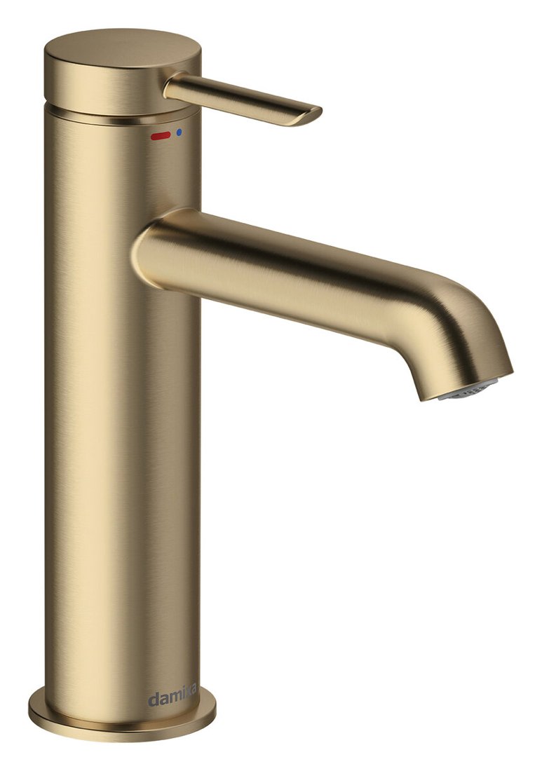 Shower shelf brushed bronze