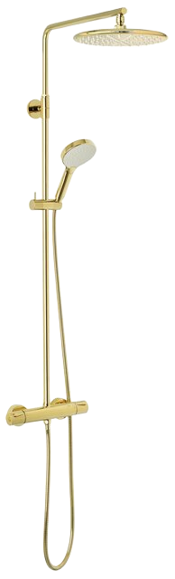 Shower System polished brass