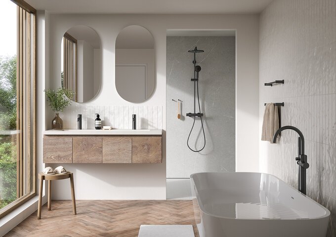 Shower System graphite grey