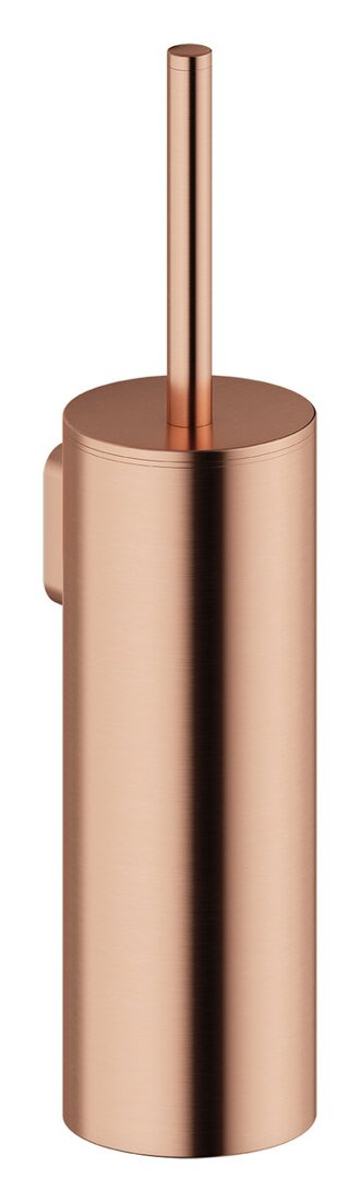 Toilet roll holder brushed copper