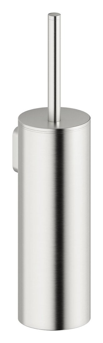 Toilet roll holder with lid steel