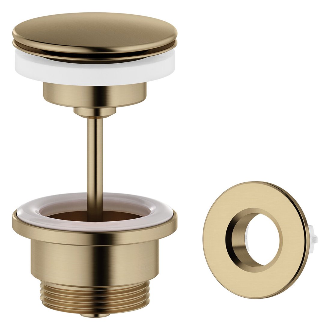 Towel hook (2 pcs) brushed bronze