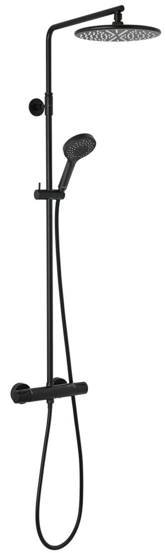 Tube handshower set matt black