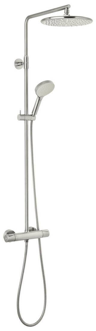 Wall bath/shower steel