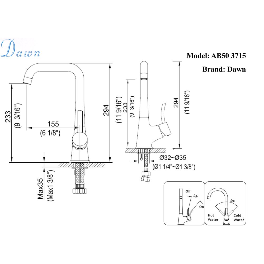 AB50 3715BN Bar Faucet