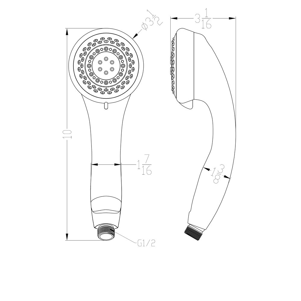HSLD10402 Handheld Shower
