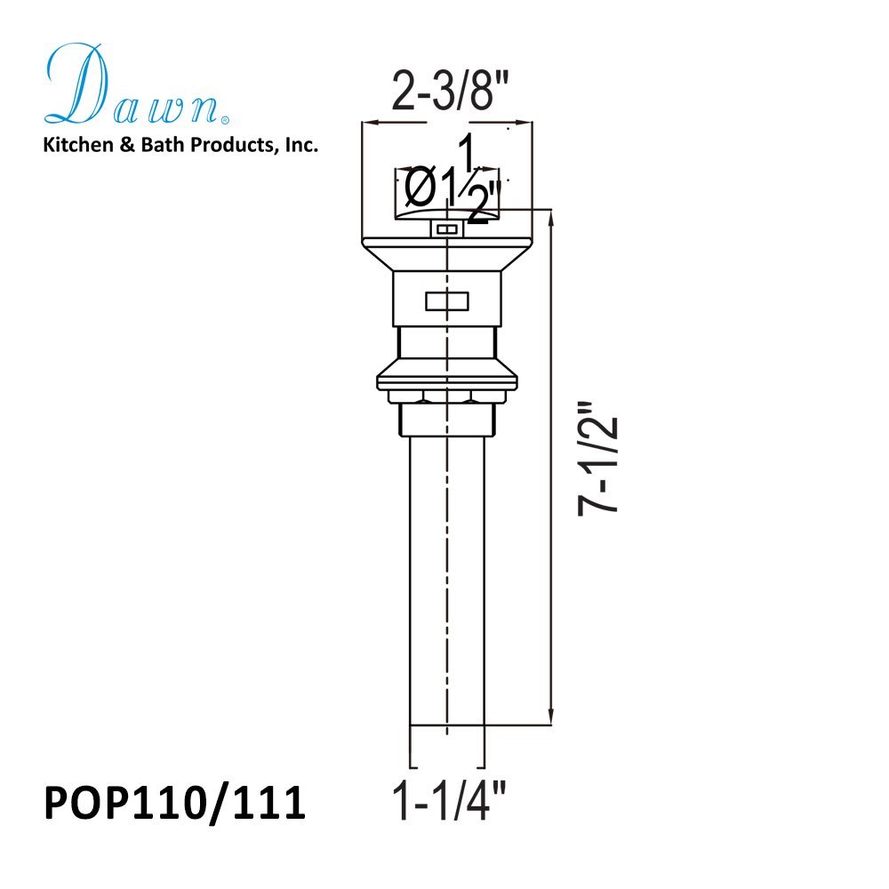 POP111 Pop-up Drain
