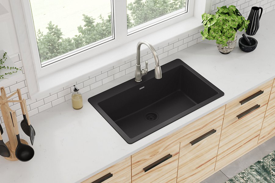 Quartz Classic® 33" x 20-7/8" x 9-7/16" Single Bowl Drop-in Sink