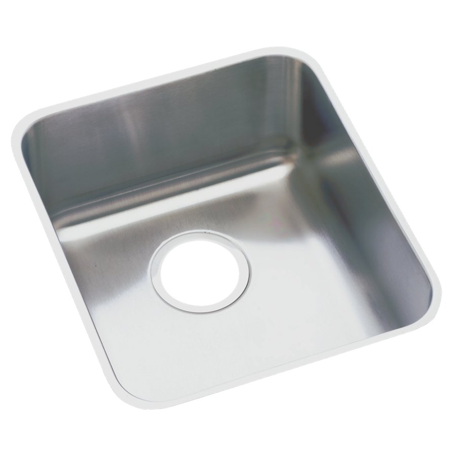 Lustertone® Classic Stainless Steel 16" x 18-1/2" x 7-7/8" Single Bowl Undermount Sink