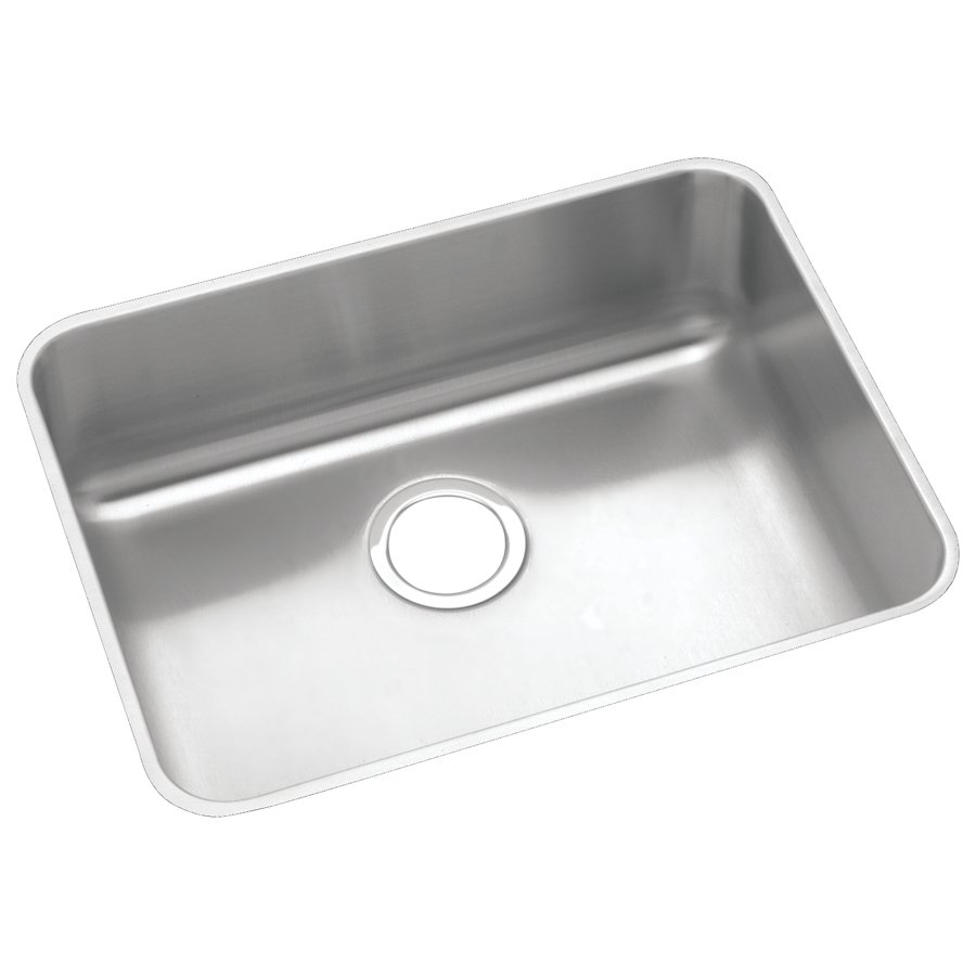 Lustertone® Classic Stainless Steel, 23-1/2" x 18-1/4" x 7-1/2" Single Bowl Undermount Sink