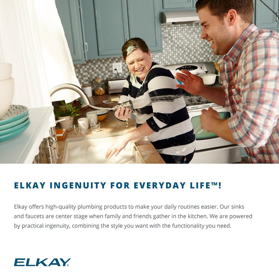 Lustertone® Classic Stainless Steel 33" x 21-1/4" x 4" Equal Double Bowl Drop-in ADA Sink