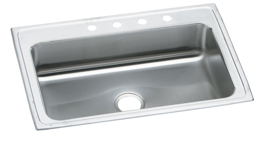 Celebrity® Stainless Steel 33" x 22" x 7-1/4" Single Bowl Drop-in Sink