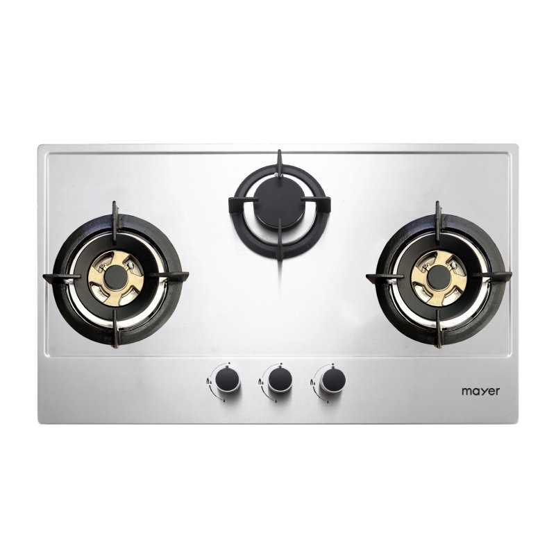 75cm 3 Burner Stainless Steel Gas Hob